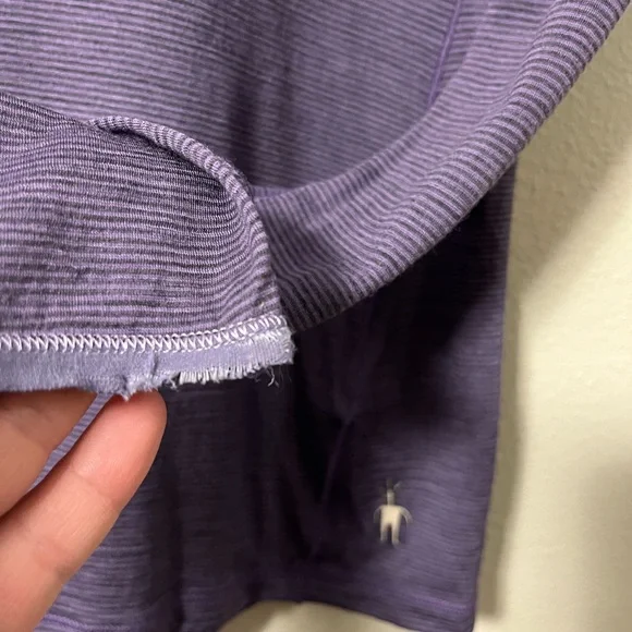 Smartwool Merino Wool Base Layer Crew Neck Long Sleeve Shirt Women Size S - Picture 7 of 7